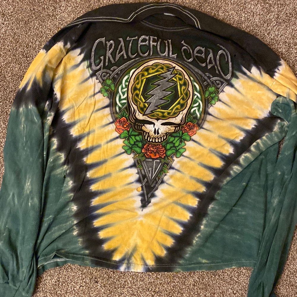 Grateful Dead size 2X mens long sleeve Celtic Grateful Dead shirt by liquid blue